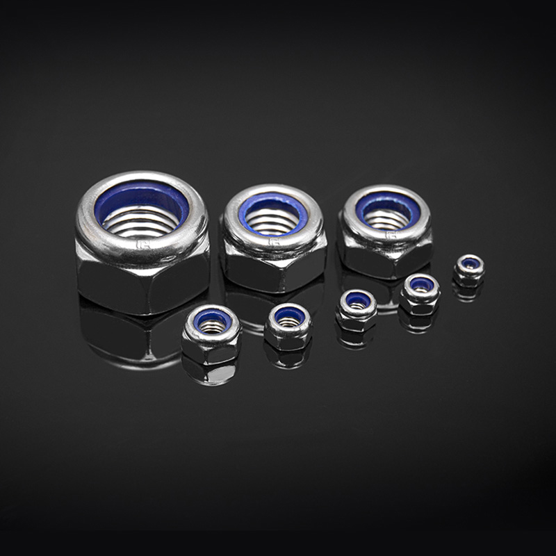 DIN 985 ステンレス鋼の非金属インサートが付いている卓越トルク タイプ六角形の薄いナット